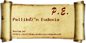 Pellikán Eudoxia névjegykártya